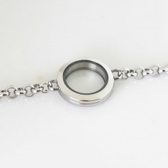 Locket Bracelet - Silver